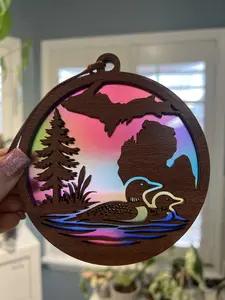 Michigan Suncatcher for Sunny Window