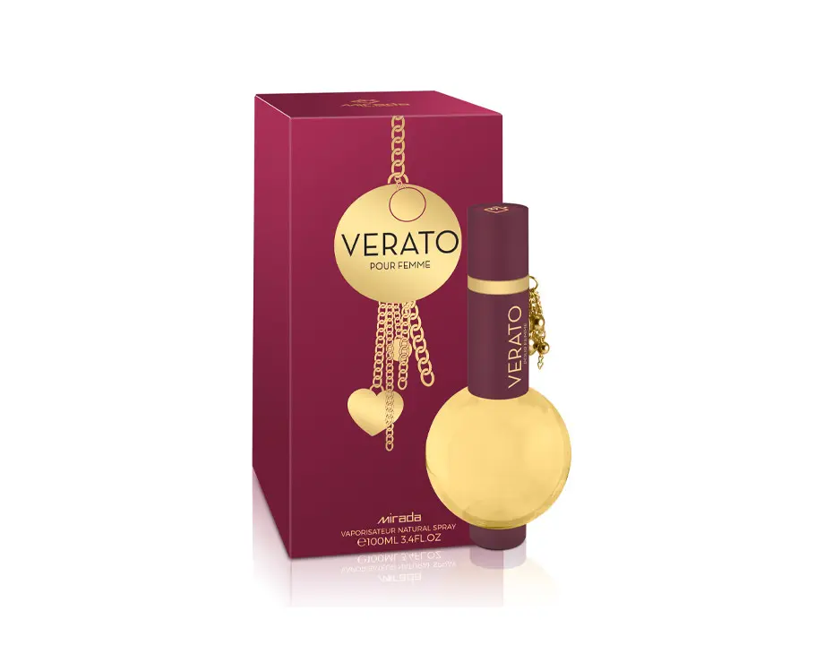 MIRADA Verato Pour Femme EDP Fragrance, A Signature Scent with Jasmine & Amber Notes, Elegant Perfumes for Women, 100ml, Elegant Fragrance, Floral Scents Perfume, Women's Fragrance