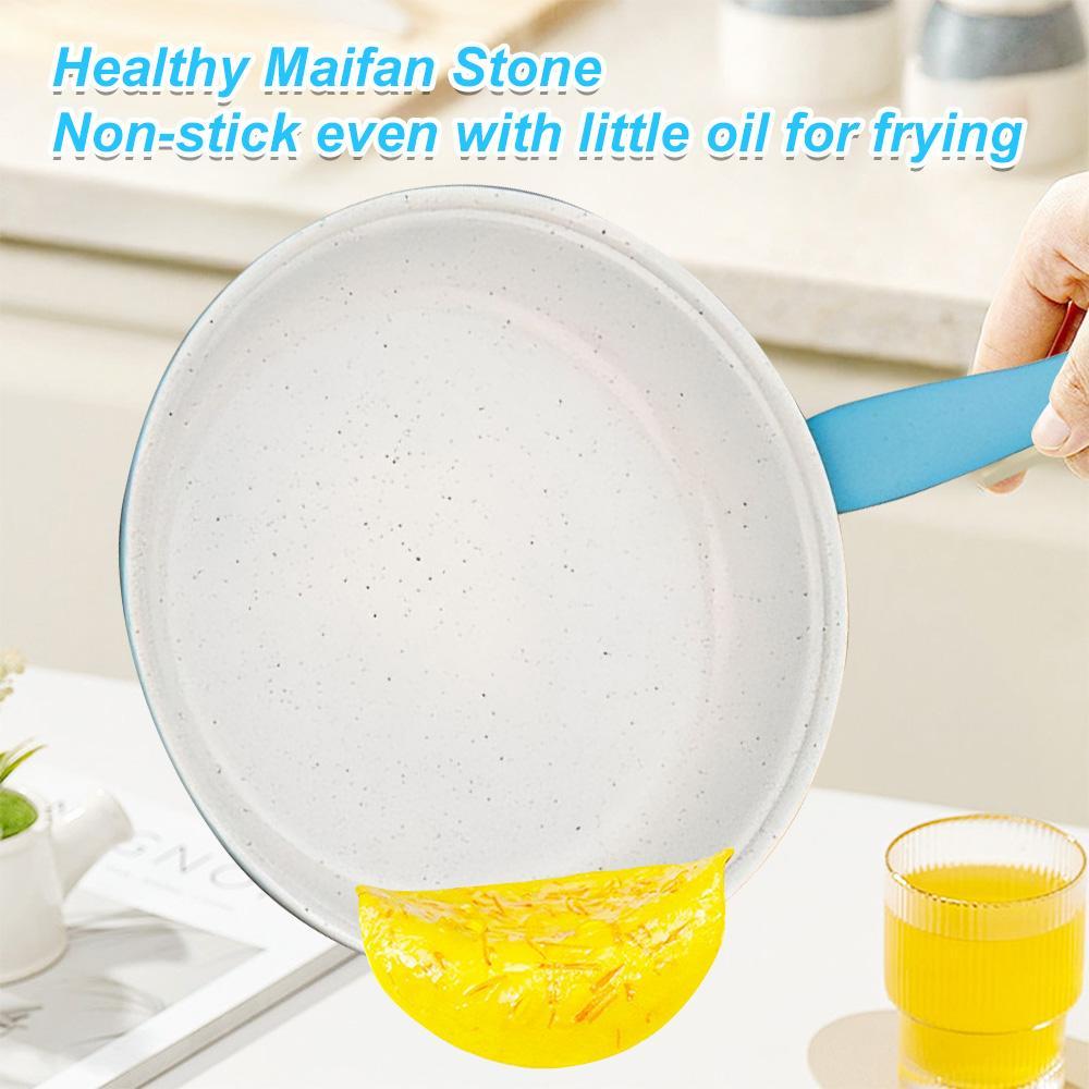 13 Piece Nonstick Cookware Set, Granite Coated Pots and Pans Set, Induction Compatible Kitchen Cooking Set with Glass Lids, Frying Pan, Saucepan, Soup Pots & Utensils,summervibes 13 Piece Nonstick Cookware Set, Granite Coated Pots and Pans Set, Induction Compatible Kitchen Cooking Set with Glass Lids, Frying Pan, Saucepan, Soup Pots & Utensils,summervibes