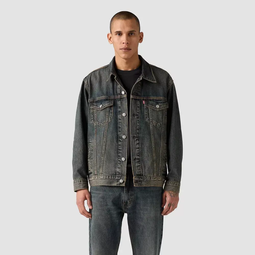 Levi's Men's Relaxed Fit Trucker Jacket - Cocoa Butter XXL