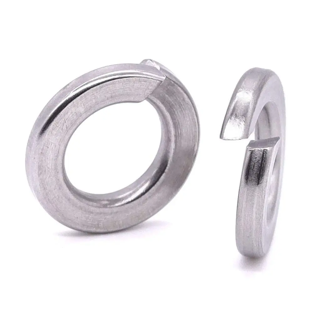 1 Inch Split Lock Washer, 304 Stainless Steel 18-8 Spring Lock Washer for 1" Screws, Bright Finish, 10-Pack