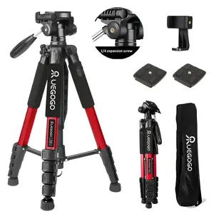 74" Camera Tripod Heavy-Duty Aluminum Alloy Tripod Lightweight Portable with 360° Pan Tilt Head, Quick Release Plate & Phone Holder - Perfect for Vloggers, TikTok Creators & Travel Photographers, Come with Travel Bag#Easter Gift#SummerVibes