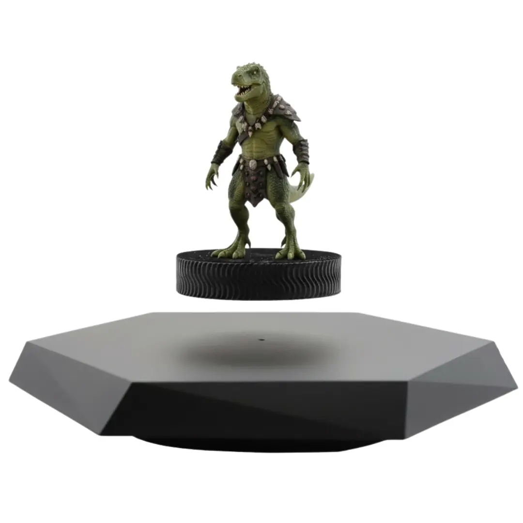 Magnetic Levitation Display Stand – Black Floating Magnetic Base for Figures & Toys – Office, Bedroom, Living Room Decor – Creative Handmade Ornaments – Boys, Girls, Kids – Father’s Day Gift