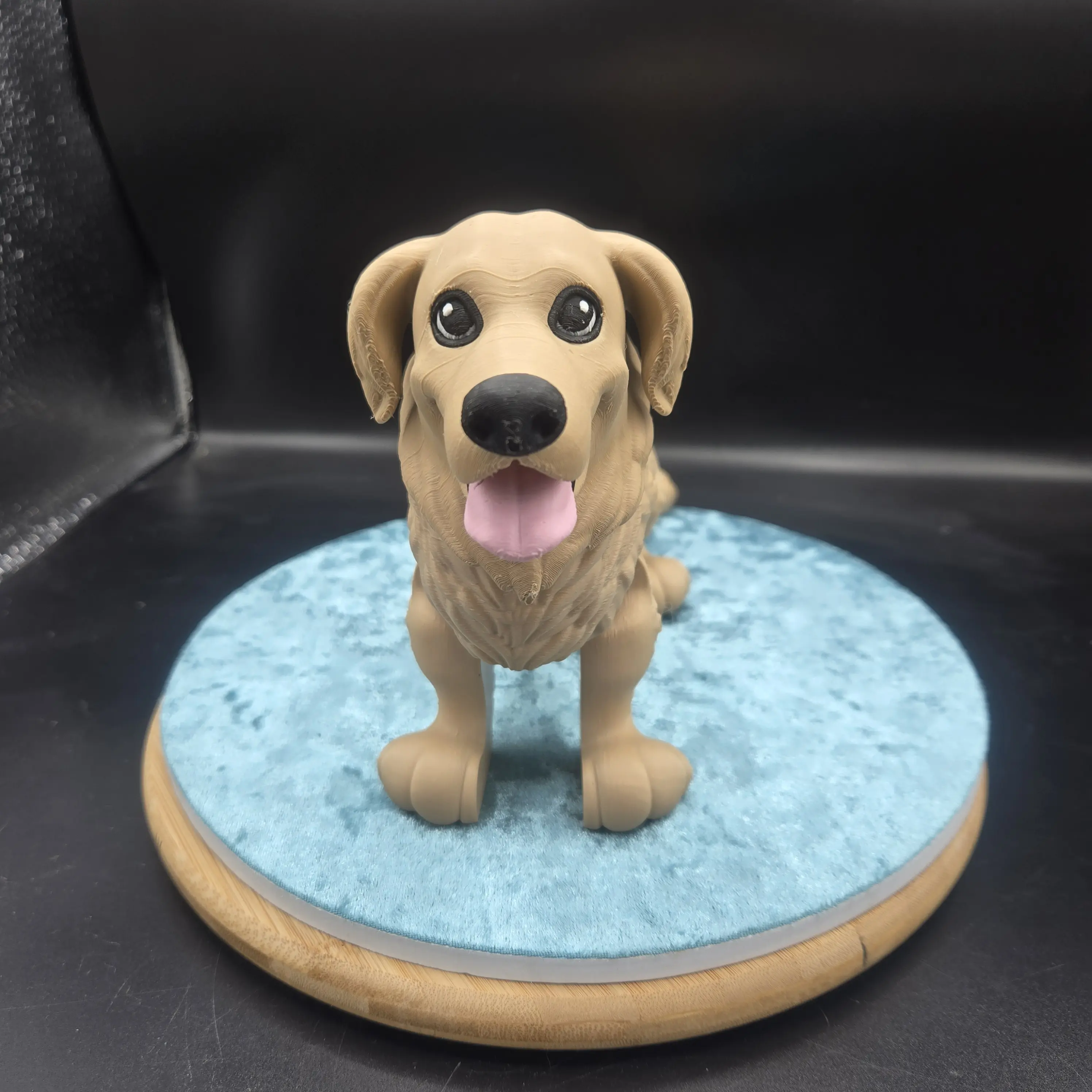 Golden Retriever - 3D Printed to Accurately Represent a Real Dog - Designed by Printverse Decor Ornaments