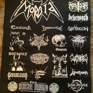 Black metal patches sheet Black metal patches sheet