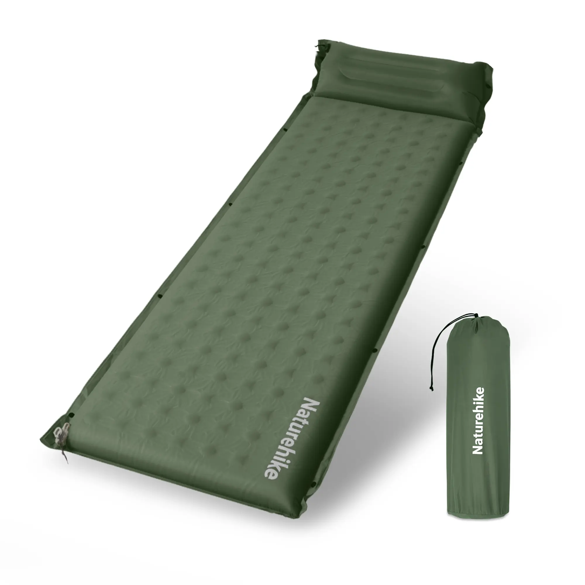 Naturehike D Series Self-Inflating Sleeping Pad, Thick Camping Sleeping Pad with Foam Support & Thermal Insulation, Waterproof Sleeping Mat for Camping, Road Trips & Outdoor Adventures