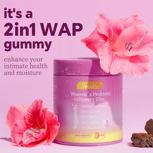 LEEFAR Her Juicy Feminine Probiotics Gummies- All in One Solution with S