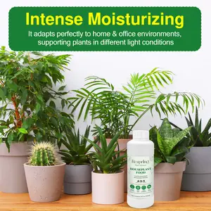 16oz Plant Food - Purpose Liquid Fertilizer for Indoor Houseplants - All-Natural & Water-Soluble - 500ml Makes 50 Gallons - N-P-K 4-5-5 Ratio