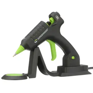 Surebonder Cordless/Corded High-Temperature Mini Hot Glue Gun with Fine Tip for Detailed Crafting and DIY Projects, 20 Watts