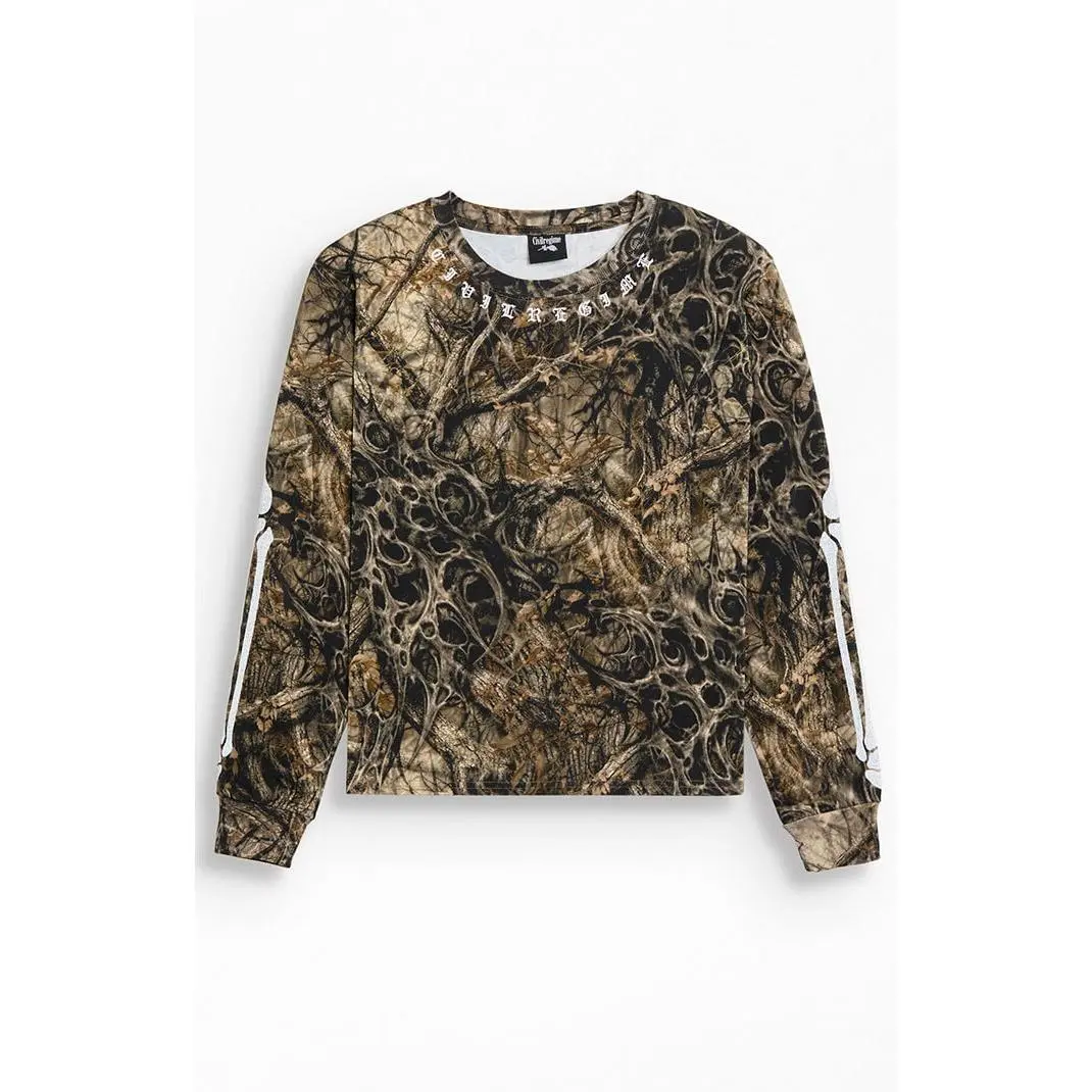 Civil Men's Hostility Camo Long Sleeve T-Shirt - Multicolor
