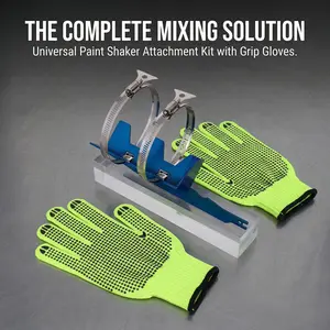 Reciprocating Saw Paint Shaker Mount Double Clamp Designs for Better Slip Resistance with One-Click Adjustment Spray Can Mixing Tool Fits 2 To 3 Inch Cans Efficient Mixing Tool for Artist House & DIY NEW