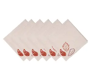 Autumn Botanical Napkin Set of 6 by Valerie