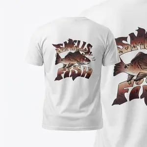 Red Fish Tee | Fishing Graphic T-Shirt