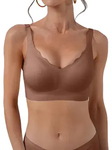 Women's Seamless Wireless Bra, Comfortable No Underwire Sports Bra, Workout Bras, Small Chest Enhancement, Daily Wear, Sporty Style, Athletic Fitted