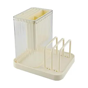 KAWASIMAYA Kitchen Lid Knife Cutting Board Rack Multi-functional Storage Rack 6.37.97.7 inches