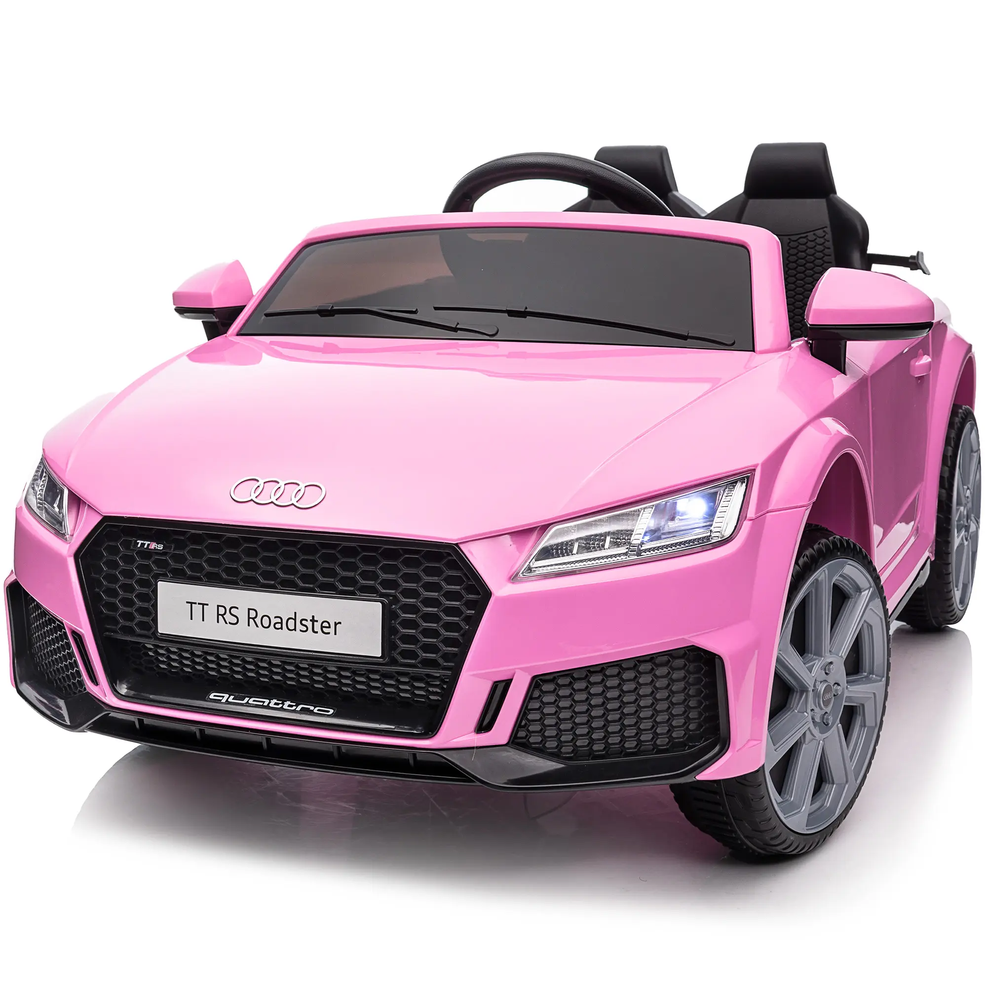 Hikiddo 24V Kids Ride on Toy Car, Licensed Audi Electric Car for Toddler with Remote Bluetooth