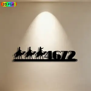 1pc Camel Metal Wall Art,Camel Statue Mural, Ideal Gift for New Year, Easter, Camel Decor Enthusiasts, Rust-Resistant Metal Wall Decor Wall Sculptures, Perfect for Outdoor Wall & Garden Fence Camel Enthusiasts