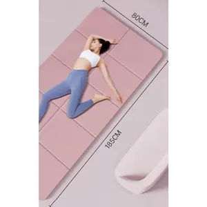 Sports Artifact Multi-Purpose TPE Foldable Yoga Mat Convenient 8mm Special Mat Floor Mat