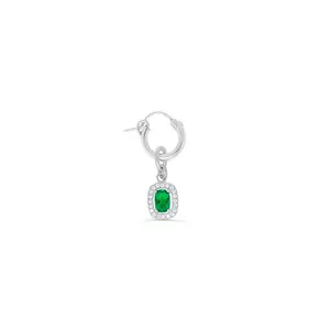 GREEN GEM EARRING