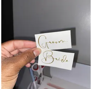 Bride & Groom Vinyl Decal Stickers Wedding Stickers Wedding Decals Glass Decal Bride and Groom Decal Bride and Groom Sticker