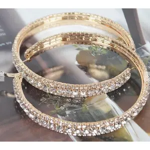 Super bling large hoops - GOLD