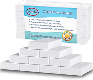 Magic Eraser Sponge – Powerful Foam Scrubber for Walls, Shoes & Kitchen Stains (10-Pack)