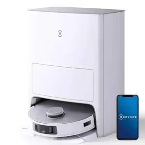 ECOVACS DEEBOT TEO OMNI Robot Vacuum and Mop - Auto-Cleaning Household Floor Care Appliance