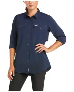 Ariat Women's Rebar Made Tough Venttek Durastretch Work Shirt - 10034885