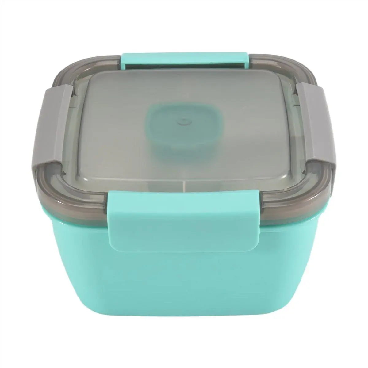 Lunch Container To Go, 1500Ml Salad Bowls with 3 Compartments, Salad Dressings Container for Salad Toppings