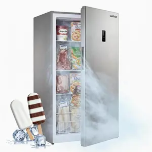 14 Cu.Ft Freestanding Upright Frost Free Deep Freezer, Mechanical Temperature Control with Adjustable Shelves, Energy Efficient Stand Up Freezer Ideal for Home Kitchen Garage Storage Use