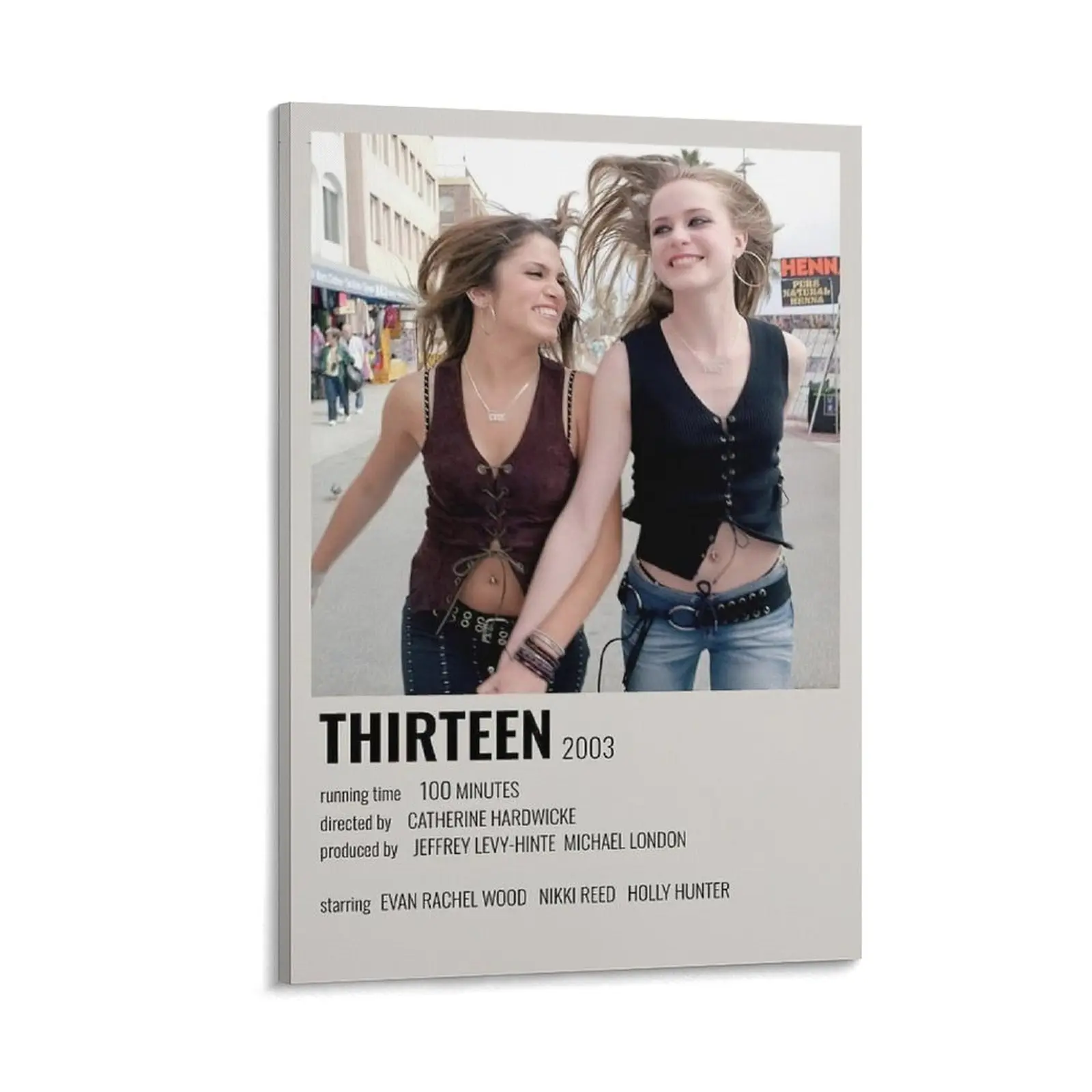 Thirteen Movie Poster on Canvas, Ideal for Bedroom, Office Room Decor, Bringing A Thoughtful Gift Option. Poster Canvas Wall Art For Bedroom Decor Bar Office Room Decor Gift