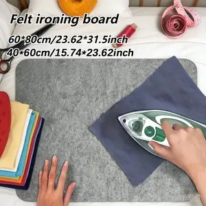 Portable Felt Ironing Board - Ironing Pad Blanket, Heat-resistant Portable Ironing Pad, Insulation Pad for Quilting Products | DIY Crafts | Quilting, Sewing, Quilting Products, Can Be Steam Pressed on The Desktop or Bed, Home Laundry Room, Accessories