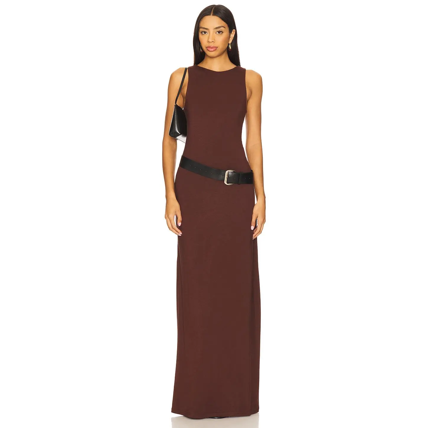 superdown Megara Maxi Dress in Brown