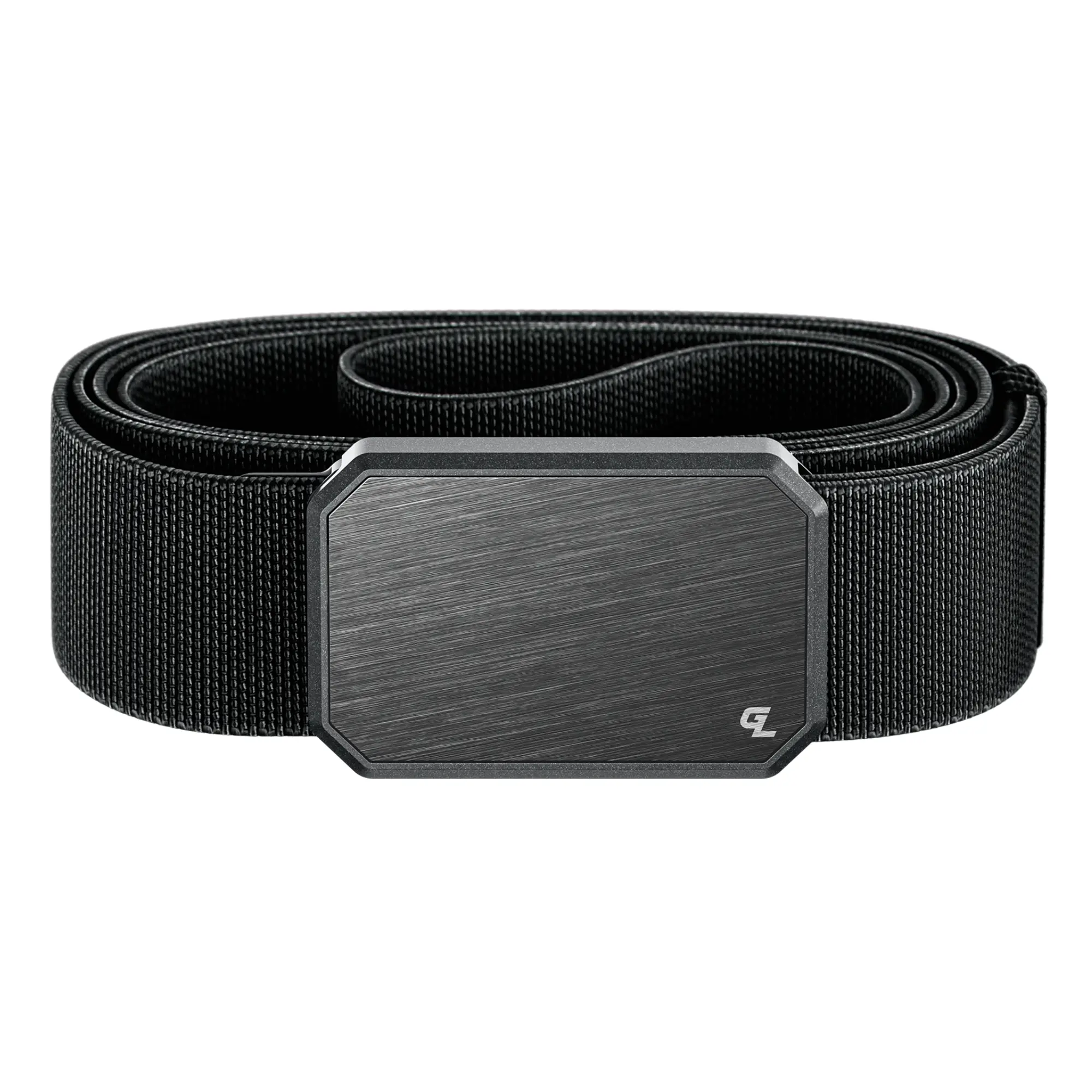 Groove Life Groove Belt, Men's Magnetic Stretch Belt, Adjustable Fit & Durable for Work, Everyday Carry & Casual Wear, Gun Metal / Black