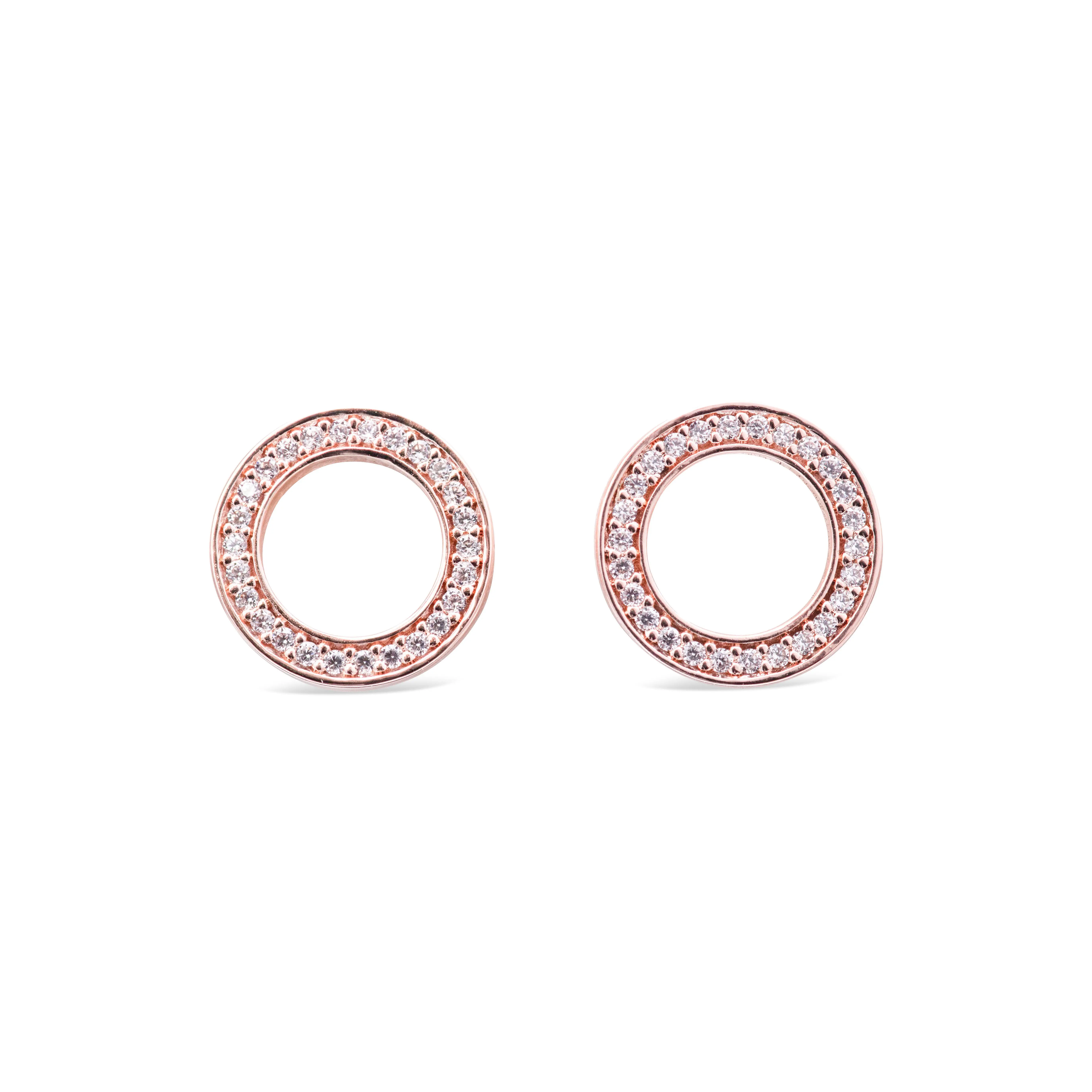 PANDORA Stud Earrings Forever PANDORA with Clear CZ 280585CZ