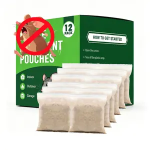 Natural Repellent Pouches 12 Pack, Non-Toxic Odorless Pest Deterrent for Home, Safe Around Kids & Pets