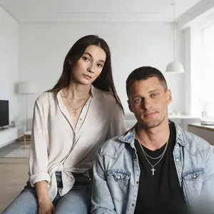 Men'S Multi-Layer Cross Pendant Necklace Set, Black Stainless Steel Cuban Chain, Minimalist Style Accessory