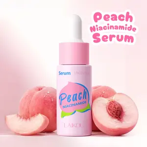 Laikou Peach Niacinamide Serum, Hydrating & Brightening Serum, Long-lasting Hydration & Firm and Elastic, Illuminate Your Complexion