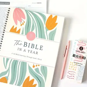 2026 Bible Study Notebook | 52-Week Guided Journal & Daily Reflection Planner | Spiritual Companion for Adults & Teens | Faith-Inspiring Writing Journal
