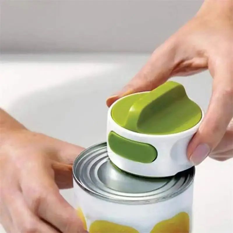 Can Opener, 1 Count Effortless Jar & Bottle Opener, Durable Stainless Steel Kitchen Tool for Home Use, Kitchen Gadgets
