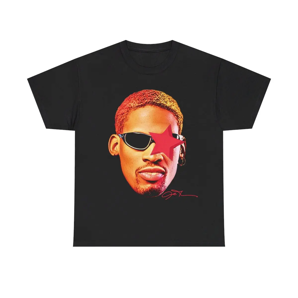 Golf Gift T-Shirt For Men And Women Rodman Inspired Vintage Graphic T-Shirt Heavy Cotton Tee Basketball Sreetwear 90S Styled Shirt Hiphop Vibes Y2K Aesthetic Throwback Classic Sports Fan Fashion Rero Michael Jordan Allen Iverson Casual Menswear Retro Top