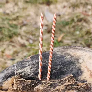 Copper Metal Cowboy Toothpick - Western Charm Hat Accessories