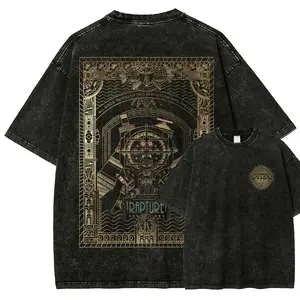 Bioshock Unisex Fit Washed T-Shirt 5