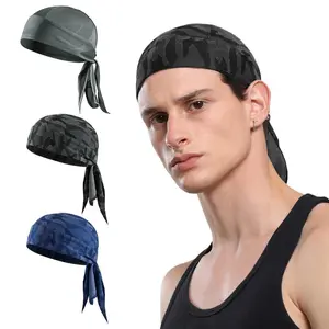 Comfortable Breathable  Quick Drying Bandana Hat, Adjustable Sun Protection Bandana Hat, Fashionable Sports Hat for Men & Women, Perfect for Motorbike Riding, Outdoor Sports and Daily Wear, Adjustable Stylish Hat, Sports Outdoor Hats