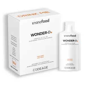 Nanofood Liposomal Vitamin D3 + K2 + B12 Liquid Pouch