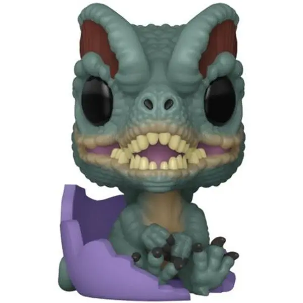 Funko Pocket POP! Egg Theme Jurassic World Spring Dilophosaurus TV Movie Char Vinyl Figure Statue, Approx. 1.5" Collectible Figurine