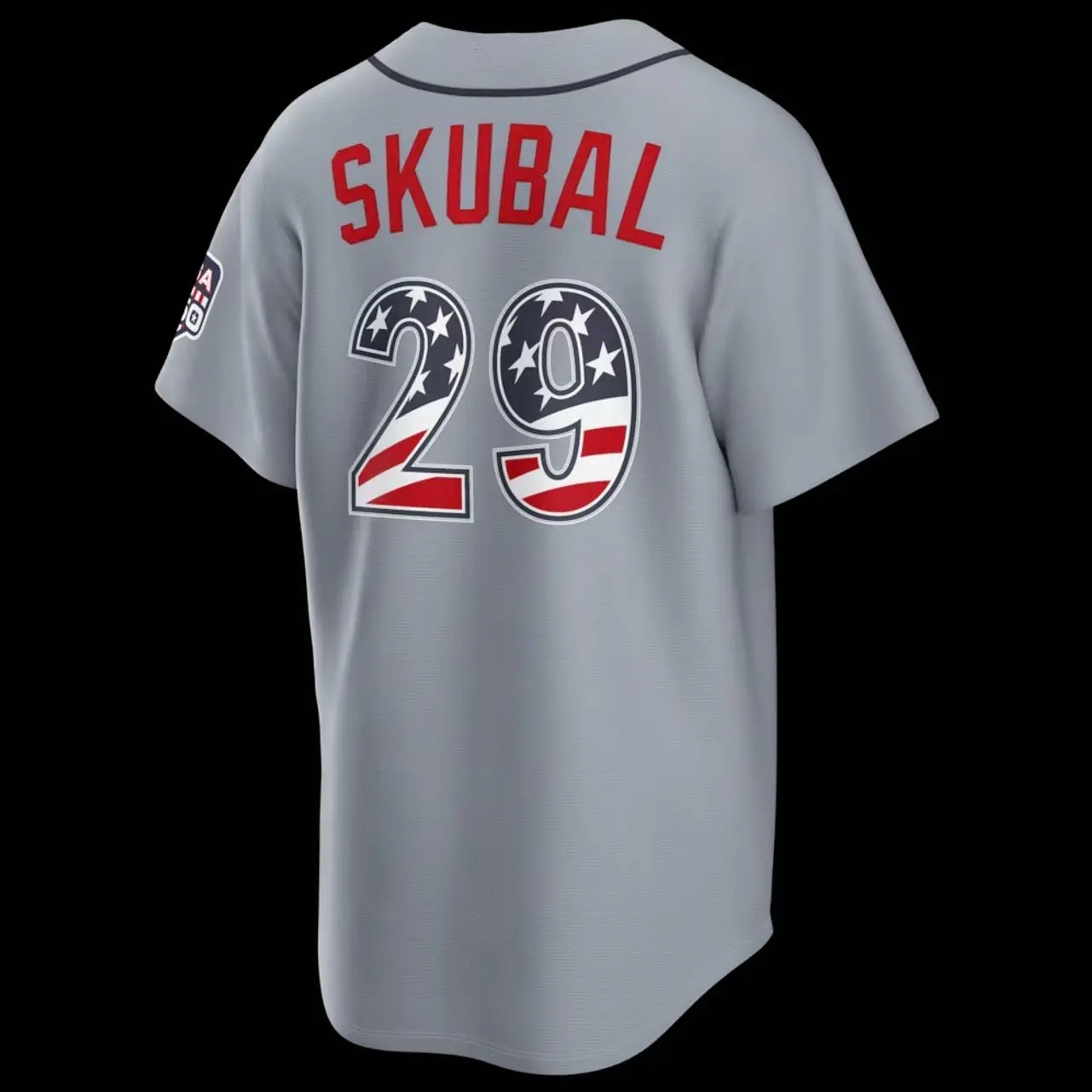 Unisex Baseball Jersey 2026 All-Star Game Skubal 29 Gray Replica Jersey USA 250 Stadium Jersey