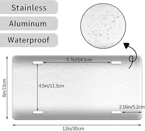 [ CAMO NATION ] Cotton Camouflage License Plate - Old School Camo Vanity Tag with Cotton Logo - Country Style Hunting Truck Accessory - Southern Farm Car Decor & Gift