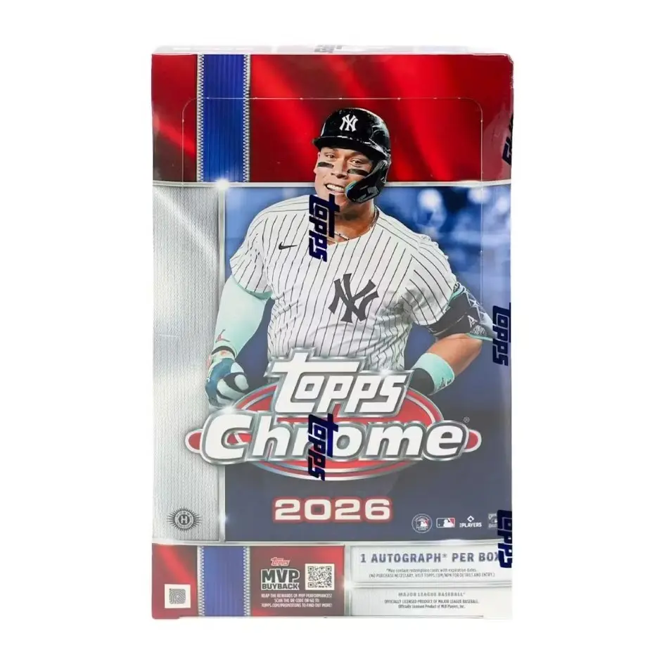 2026 Topps Chrome Baseball Hobby Box