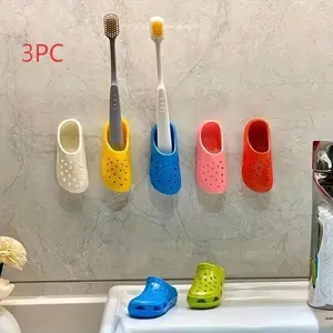 Creative Toothbrush Holder for Kids, Cute Wall-Mounted No-Drill Bathroom Organizer, Toothbrush Storage, Durable & Easy-To-Clean Design, Toothbrush Holders Wall Mounted, Toothbrush Holders for Bathrooms